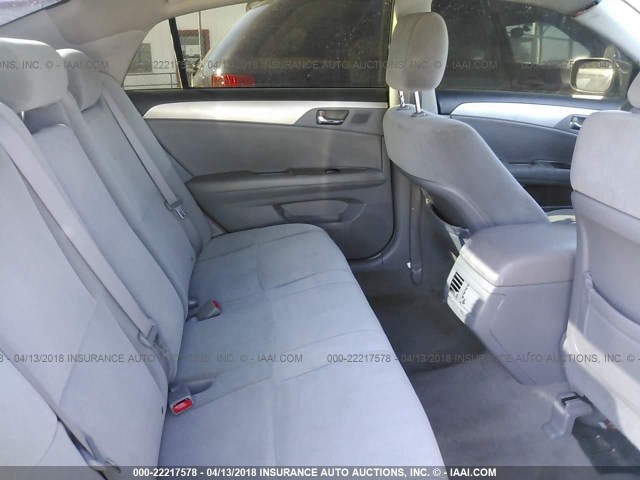 4T1BK36B49U351198 - 2009 TOYOTA AVALON XL/XLS/LIMITED GRAY photo 8