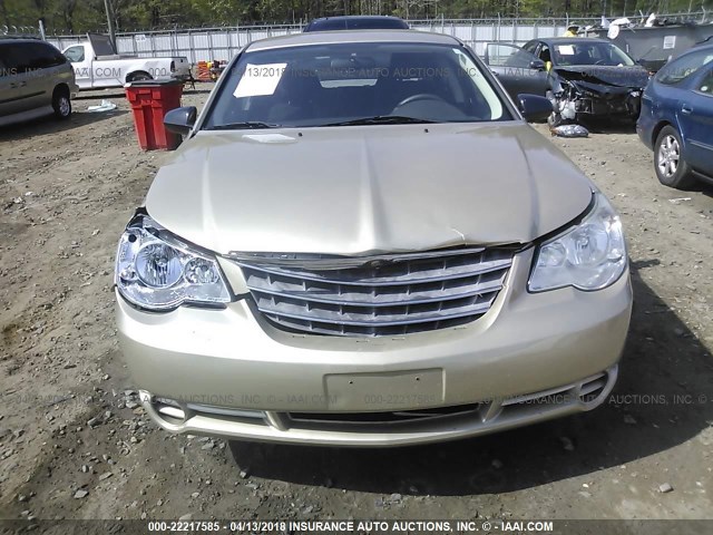 1C3CC4FB4AN129985 - 2010 CHRYSLER SEBRING TOURING GOLD photo 6