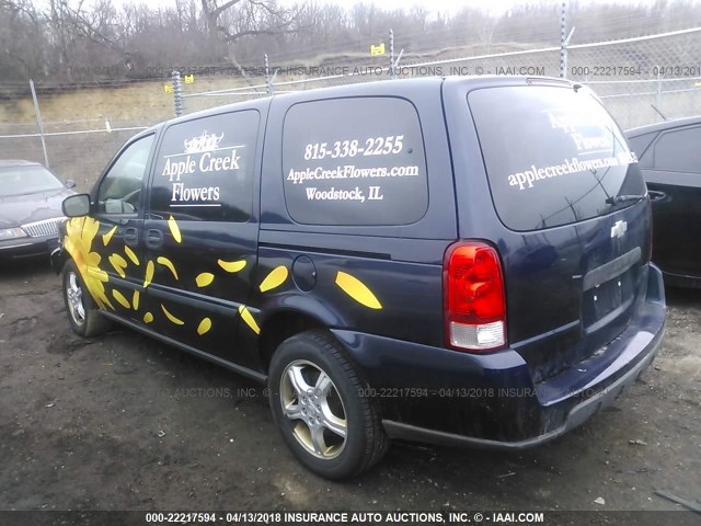 1GNDV23157D184929 - 2007 CHEVROLET UPLANDER LS Mavi foto 3