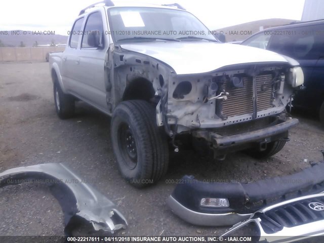 5TEHN72N52Z022407 - 2002 TOYOTA TACOMA DOUBLE CAB SILVER photo 6