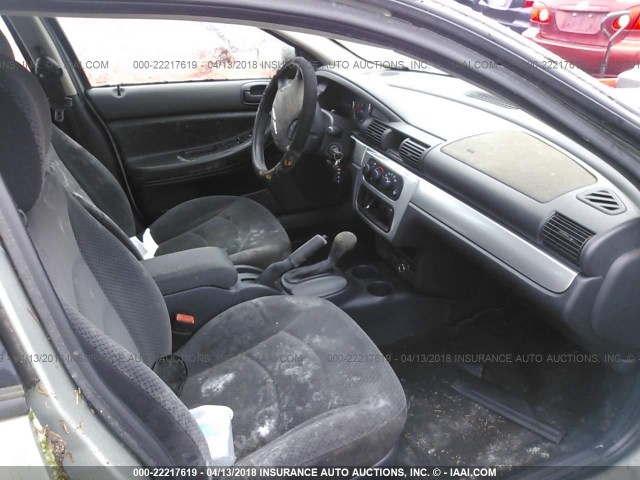 1C3EL56R26N283856 - 2006 CHRYSLER SEBRING TOURING SILVER photo 5