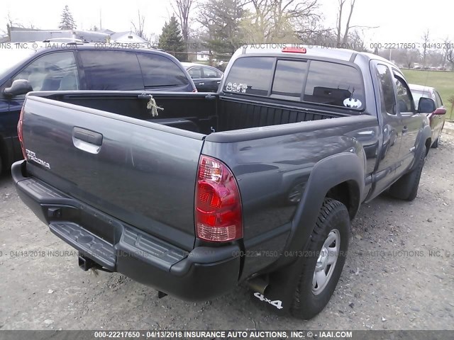 5TFUX4EN1FX031234 - 2015 TOYOTA TACOMA ACCESS CAB Grau Foto 4