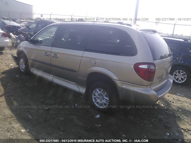 2D4GP44323R305843 - 2003 DODGE GRAND CARAVAN SPORT GOLD photo 3