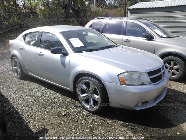 1B3CC4FBXAN180159 - 2010 DODGE AVENGER SXT SILVER photo 1