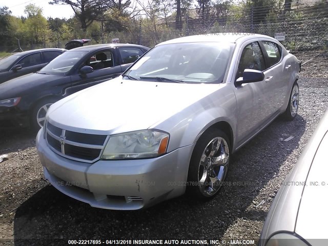 1B3CC4FBXAN180159 - 2010 DODGE AVENGER SXT SILVER photo 2