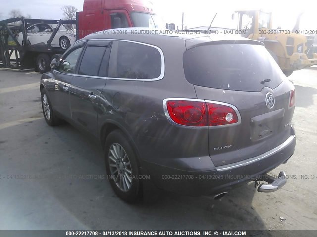 5GAEV23708J303735 - 2008 BUICK ENCLAVE CXL BROWN photo 3