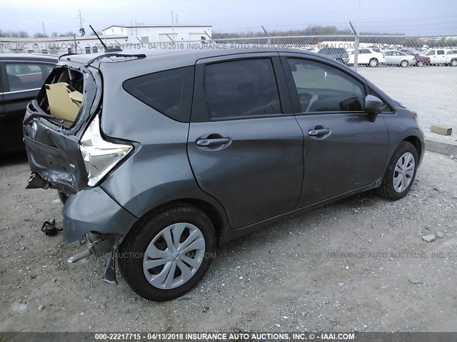 3N1CE2CPXHL374880 - 2017 NISSAN VERSA NOTE S/S PLUS/SV/SL/SR GRAY photo 4