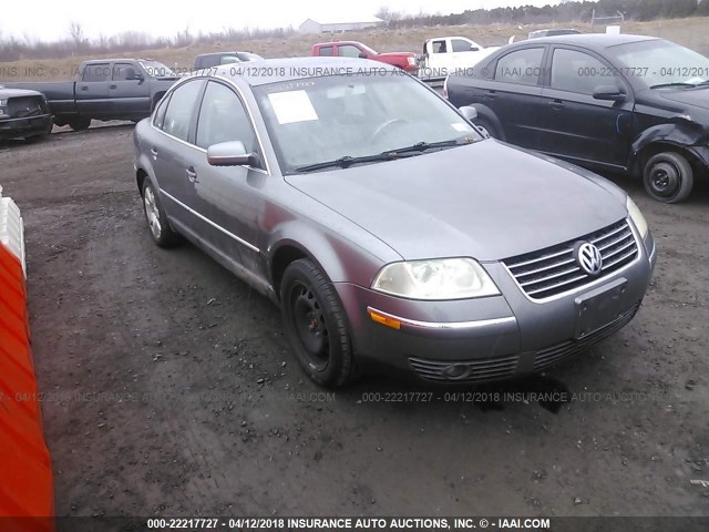 WVWAD63BX5P059581 - 2005 VOLKSWAGEN PASSAT GLS GRAY photo 1