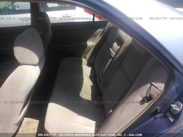 4T1BE32K03U664642 - 2003 TOYOTA CAMRY LE/XLE/SE BLUE photo 8