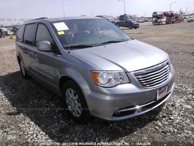 2C4RC1BG9DR632280 - 2013 CHRYSLER TOWN & COUNTRY TOURING SILVER photo 1