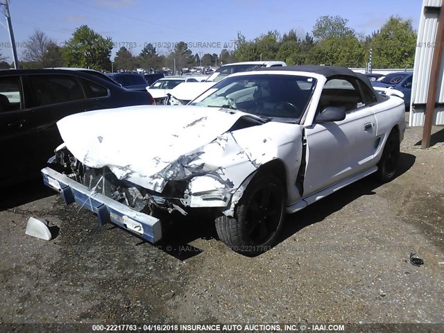 1FALP45T5SF148928 - 1995 FORD MUSTANG GT/GTS WHITE photo 2