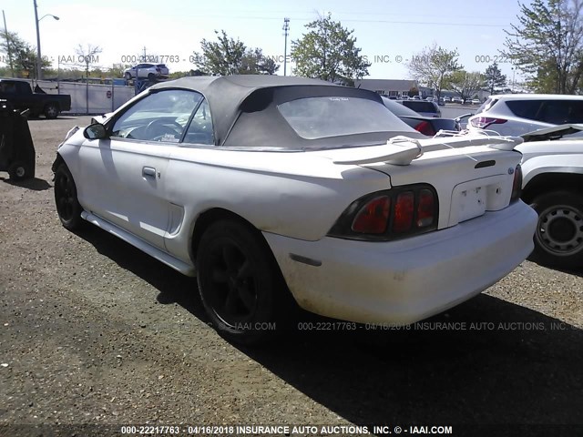 1FALP45T5SF148928 - 1995 FORD MUSTANG GT/GTS WHITE photo 3