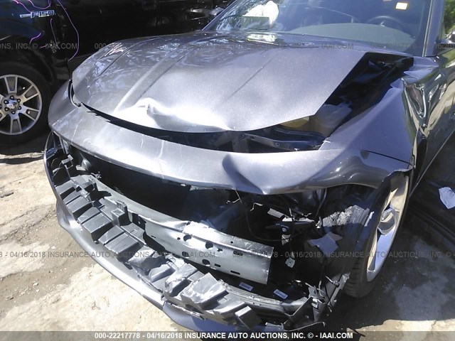 2C3CDXCT7FH880719 - 2015 DODGE CHARGER R/T GRAY photo 6