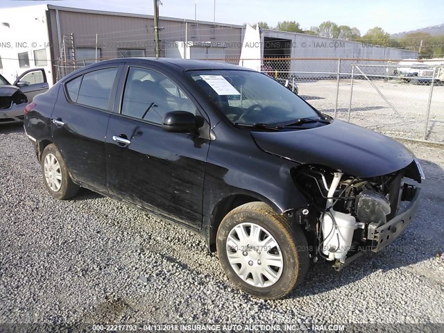 3N1CN7AP2CL921245 - 2012 NISSAN VERSA S/SV/SL BLACK photo 1