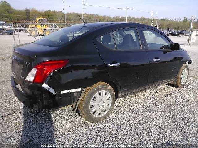 3N1CN7AP2CL921245 - 2012 NISSAN VERSA S/SV/SL BLACK photo 4