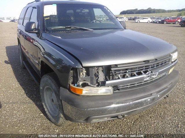 1GNEK13V22J270316 - 2002 CHEVROLET TAHOE K1500 GRAY photo 6