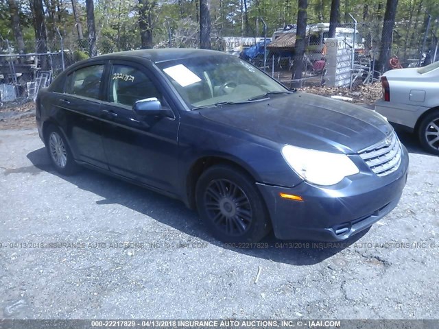 1C3LC56R57N539691 - 2007 CHRYSLER SEBRING TOURING BLUE photo 1