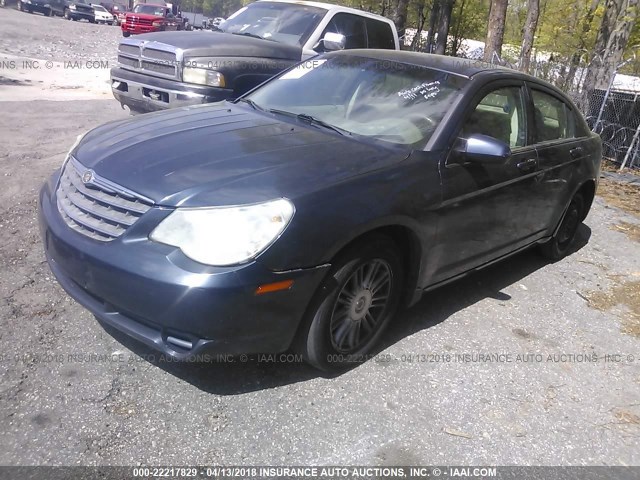 1C3LC56R57N539691 - 2007 CHRYSLER SEBRING TOURING BLUE photo 2