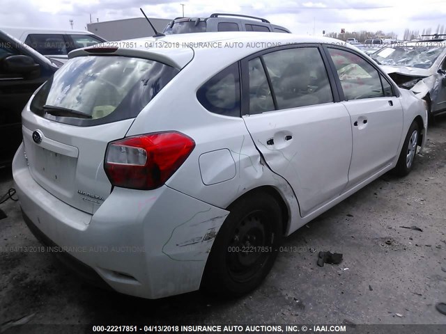 JF1GPAA66CH238143 - 2012 SUBARU IMPREZA WHITE photo 4