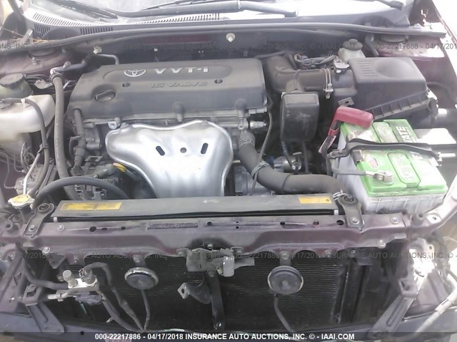 JTKDE3B76A0309643 - 2010 TOYOTA SCION TC 栗色 照片 10