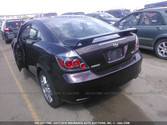 JTKDE3B76A0309643 - 2010 TOYOTA SCION TC 栗色 照片 3