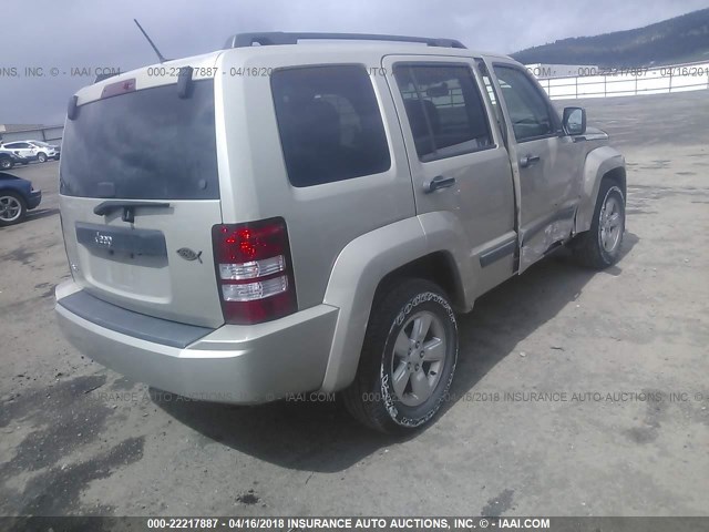 1J4PN2GKXAW151021 - 2010 JEEP LIBERTY SPORT 棕色 照片 4