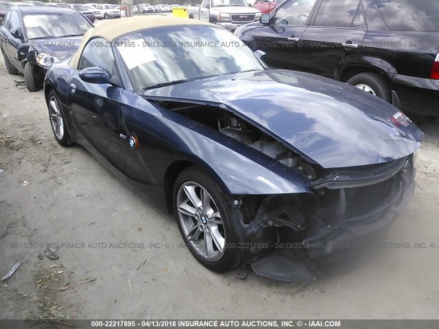 4USBT53463LU05093 - 2003 BMW Z4 3.0 BLUE photo 1