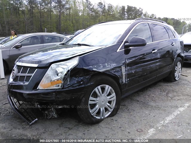 3GYFNGE33CS630996 - 2012 CADILLAC SRX BLACK photo 2