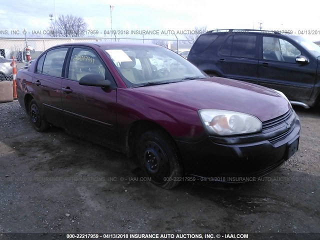 1G1ZT54895F200402 - 2005 CHEVROLET MALIBU LS 栗色 照片 1