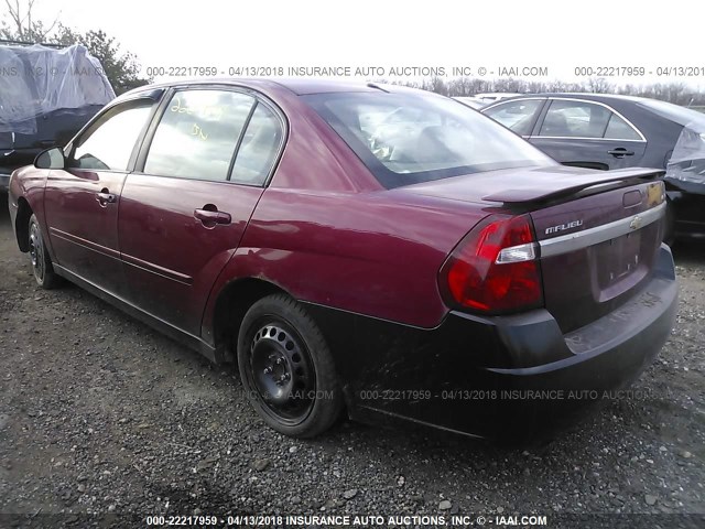 1G1ZT54895F200402 - 2005 CHEVROLET MALIBU LS 栗色 照片 3