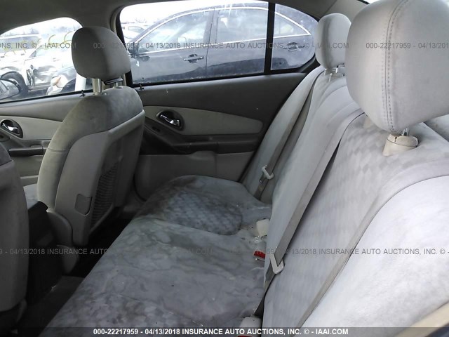 1G1ZT54895F200402 - 2005 CHEVROLET MALIBU LS 栗色 照片 8