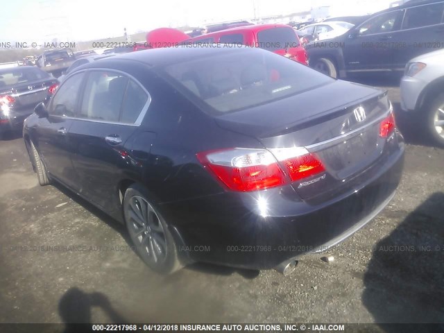 1HGCR2F50FA064612 - 2015 HONDA ACCORD SPORT BLACK photo 3