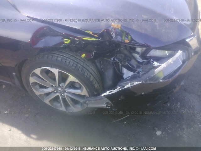 1HGCR2F50FA064612 - 2015 HONDA ACCORD SPORT Қара фото 6