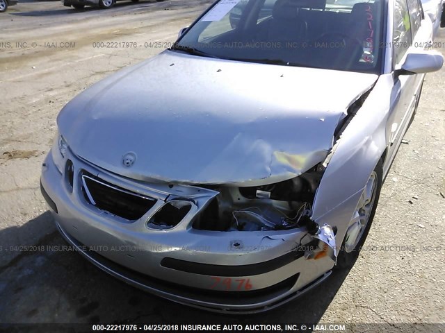 YS3FD49Y261147575 - 2006 SAAB 9-3 SILVER photo 6