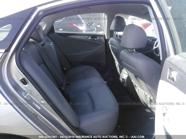 KMHEC4A4XCA058424 - 2012 HYUNDAI SONATA HYBRID GRAY photo 8