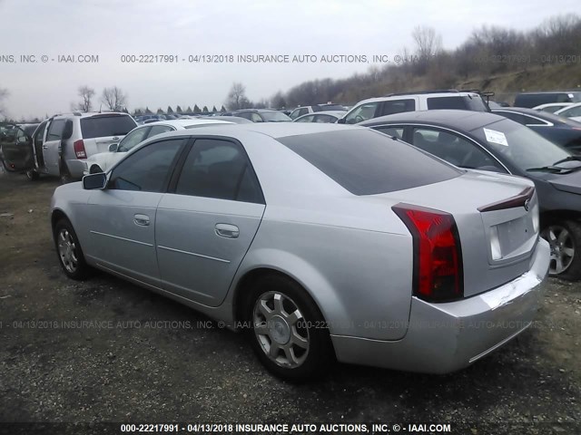 1G6DM57N430150138 - 2003 CADILLAC CTS SILVER photo 3