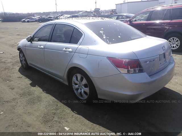 1HGCP26879A109730 - 2009 HONDA ACCORD EXL SILVER photo 3