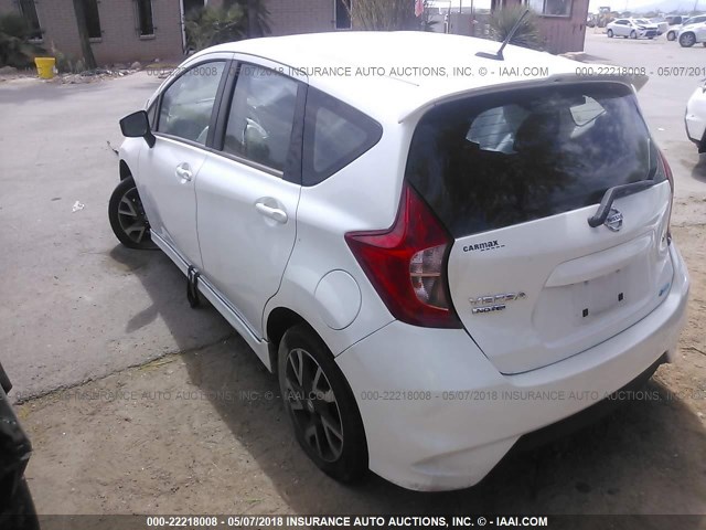 3N1CE2CP5FL440751 - 2015 NISSAN VERSA NOTE S/S PLUS/SV/SL/SR თეთრი ფოტო 3