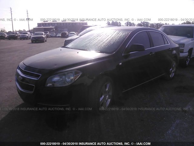 1G1ZH57B98F295248 - 2008 CHEVROLET MALIBU 1LT 黑色 照片 2