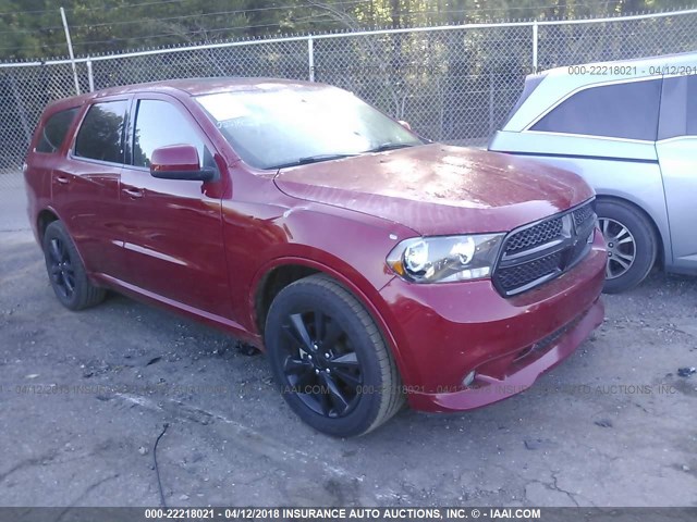 1C4RDHAG2DC686441 - 2013 DODGE DURANGO SXT RED photo 1