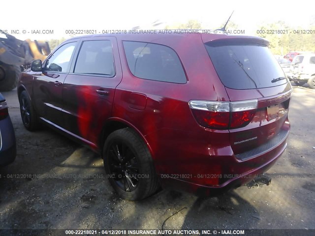 1C4RDHAG2DC686441 - 2013 DODGE DURANGO SXT RED photo 3