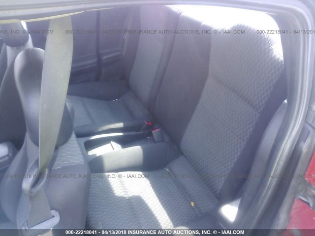 1G8AN15F37Z138527 - 2007 SATURN ION LEVEL 2 RED photo 8