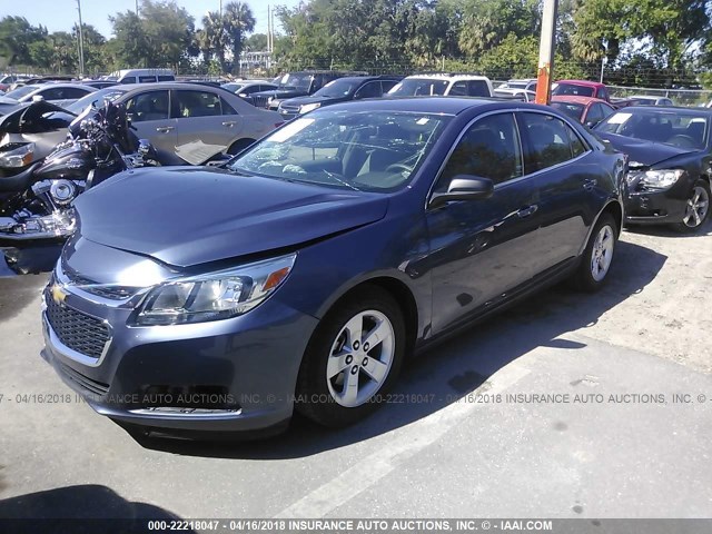 1G11B5SL9FF301822 - 2015 CHEVROLET MALIBU LS 灰色 照片 2