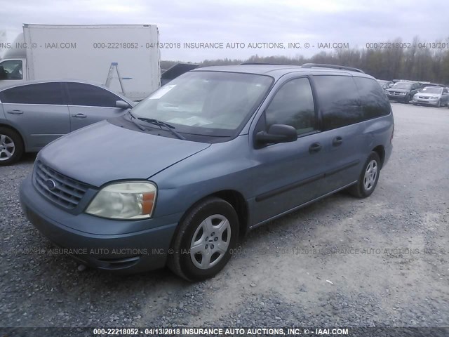 2FMZA516X5BA13070 - 2005 FORD FREESTAR SE Light Blue photo 2