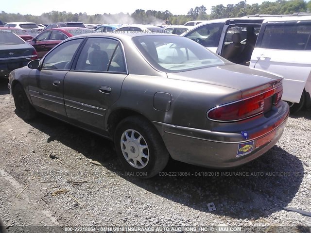 2G4WS52J821234509 - 2002 BUICK CENTURY CUSTOM BROWN photo 3