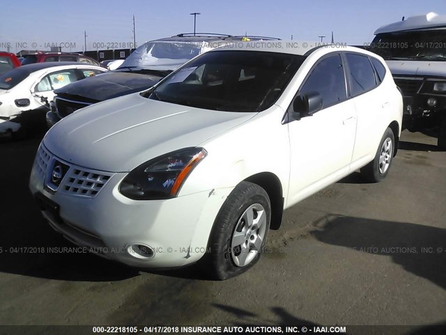 JN8AS58V49W168492 - 2009 NISSAN ROGUE S/SL WHITE photo 2