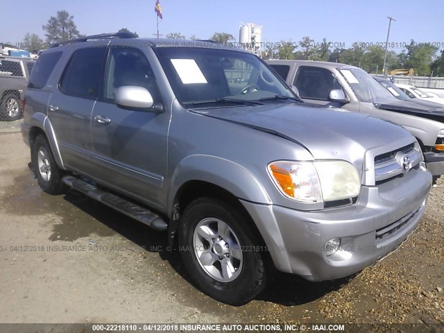 5TDZT34A26S266838 - 2006 TOYOTA SEQUOIA SR5 SILVER photo 1