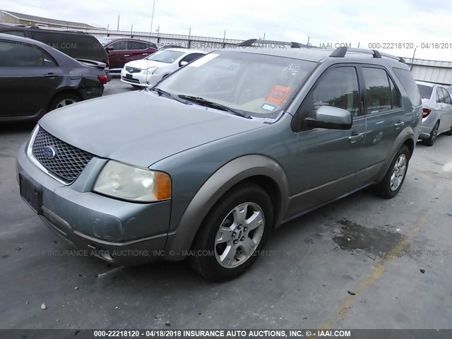 1FMZK05175GA57485 - 2005 FORD FREESTYLE SEL GREEN photo 2