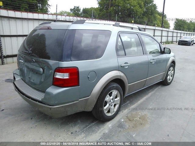 1FMZK05175GA57485 - 2005 FORD FREESTYLE SEL GREEN photo 4