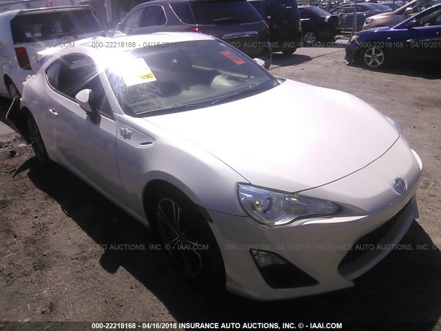 JF1ZNAA19E8702967 - 2014 TOYOTA SCION FR-S WHITE photo 1